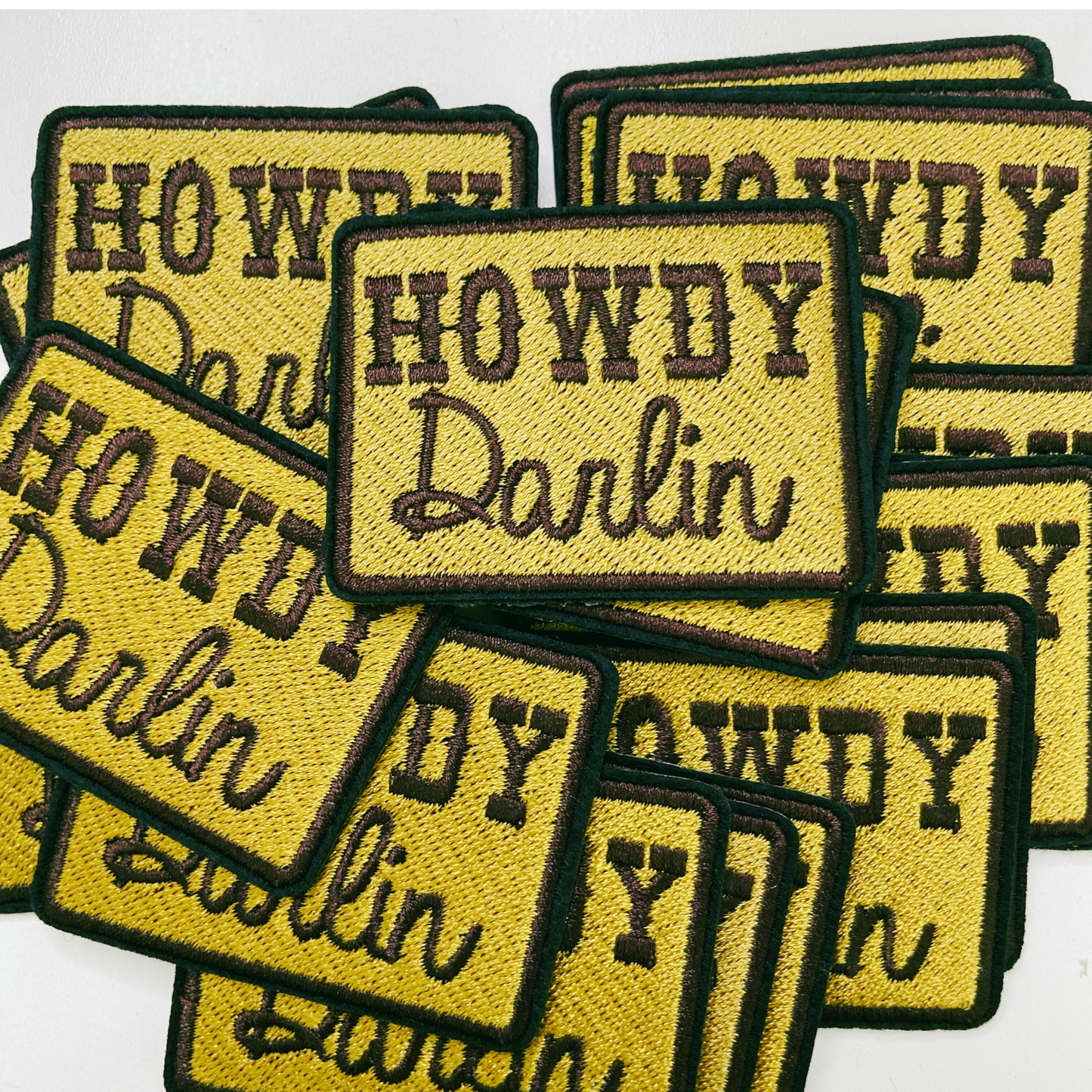 2.5” Howdy Darlin’  -  Embroidered Hat Patch