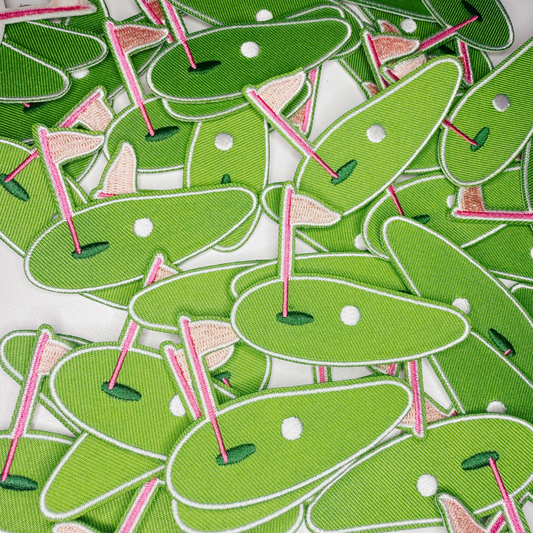 2.5” Golf Green - Embroidered Hat Patch