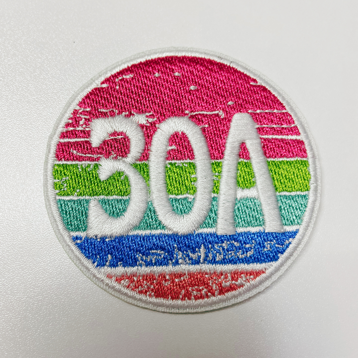 3" 30A (Florida)  -  Embroidered Hat Patch