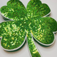 9.5” x 11"  Four Leaf Clover - Sequin Patch (st. patricks day)