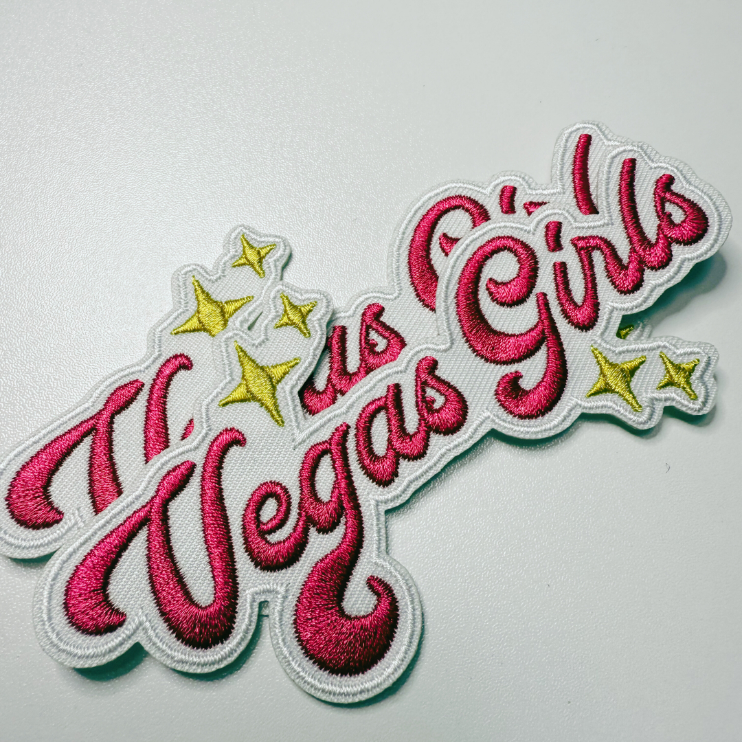 4.5" Vegas Girls -  Embroidered Hat Patch