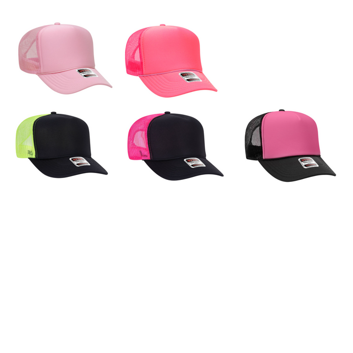 BLANK OTTO TRUCKER HAT -  Choose from available Colors