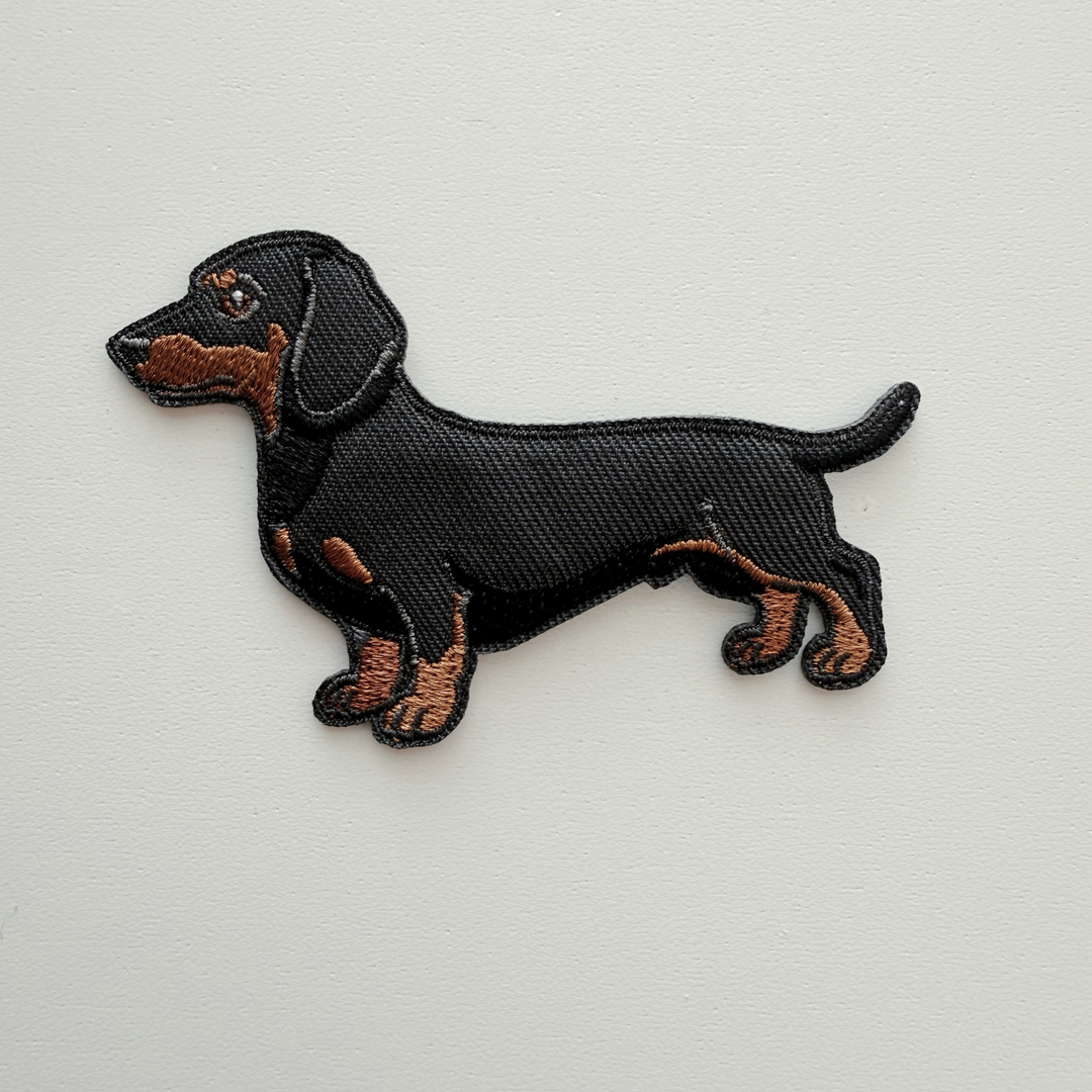 3" Dachshund / wiener dog -  Embroidered Patch