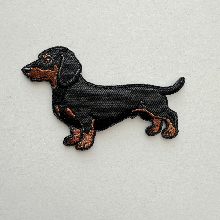 3" Dachshund / wiener dog -  Embroidered Patch