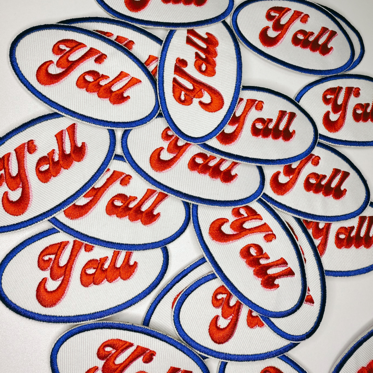 3" Y'all -  Embroidered Hat Patch