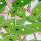 2.5” Golf Green  -  Embroidered Hat Patch