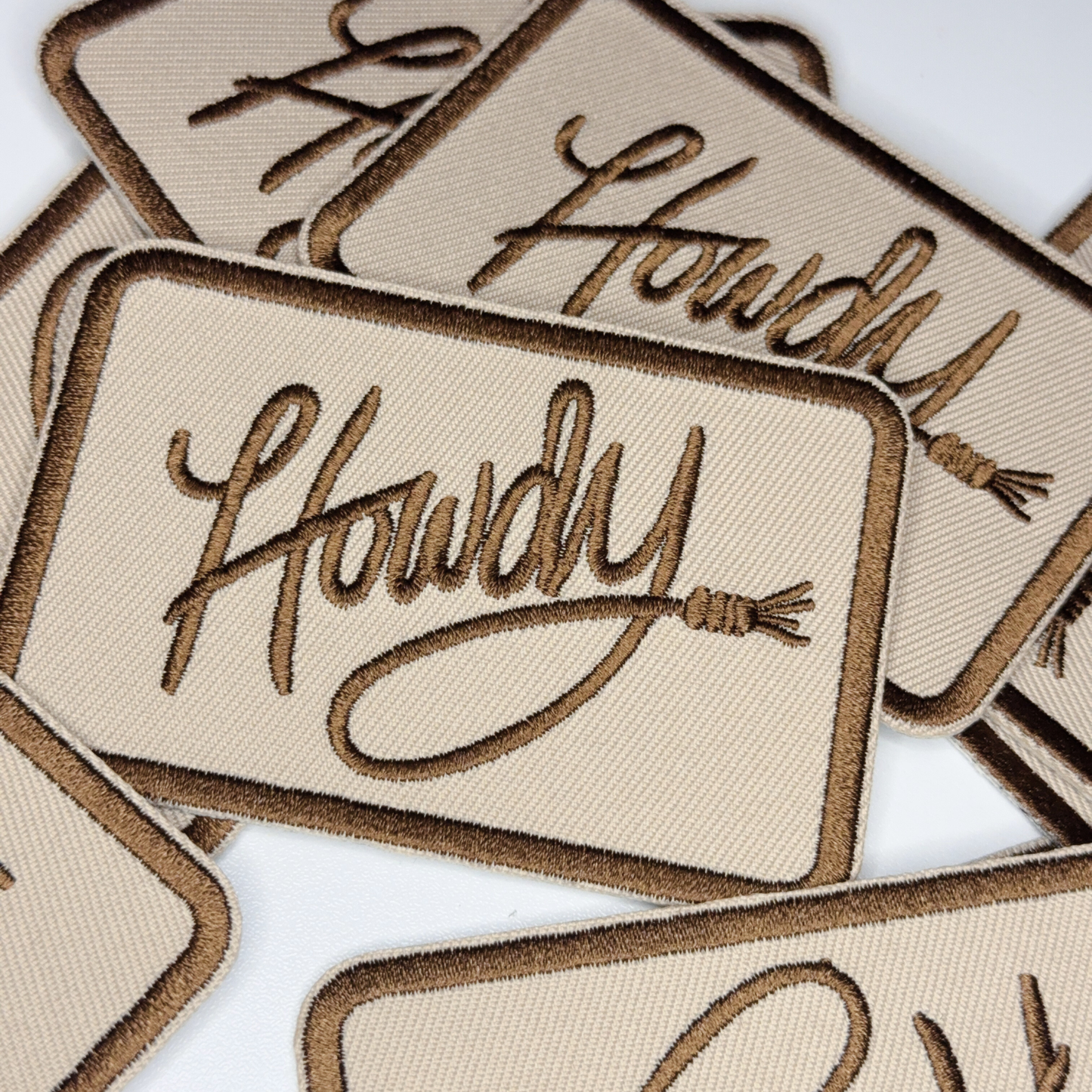 3.5" Howdy -  Embroidered Hat Patch