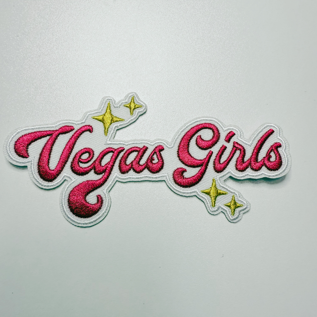 4.5" Vegas Girls -  Embroidered Hat Patch