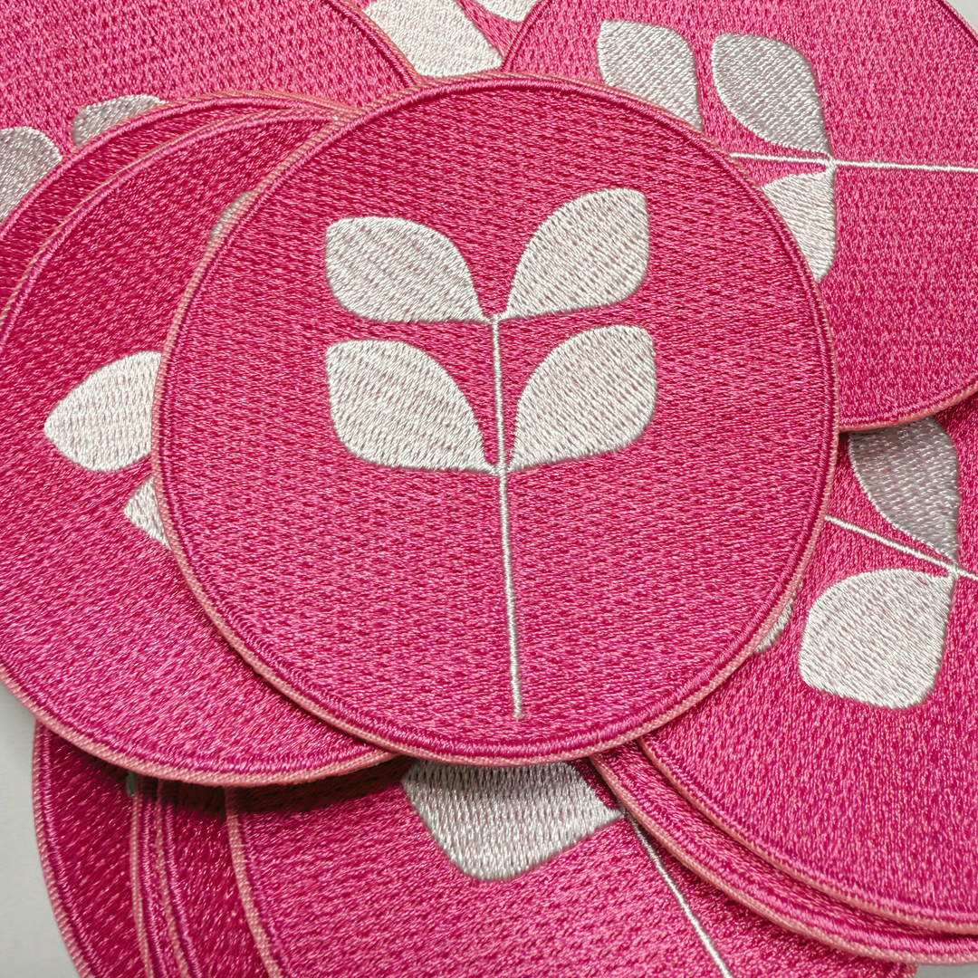 3" Aspen Leaf  -  Embroidered Hat Patch