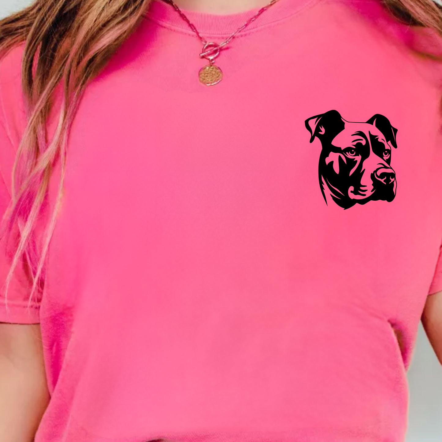(Shirt not included) Pit Pup POCKET - Clear Film Transfer