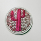 2" Disco Cactus  -  Embroidered Hat Patch