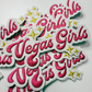 4.5" Vegas Girls -  Embroidered Hat Patch