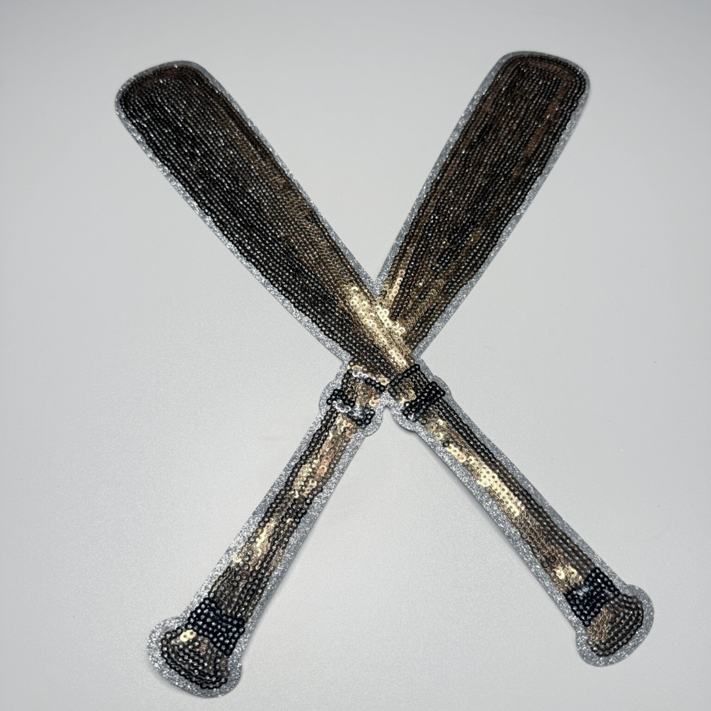 11” Baseball Bats  - Sequin Patch