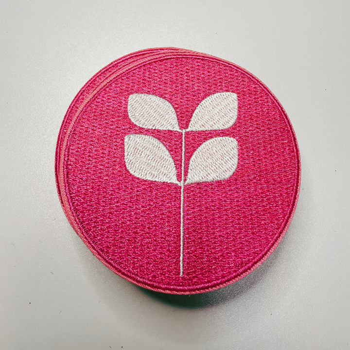 3" Aspen Leaf  -  Embroidered Hat Patch