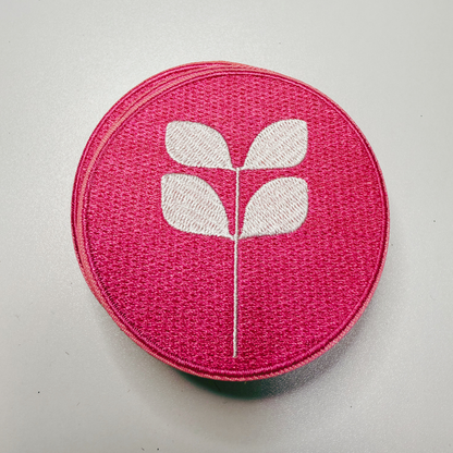 3" Aspen Leaf  -  Embroidered Hat Patch