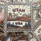 2" Utah Stamp -  Embroidered Hat Patch