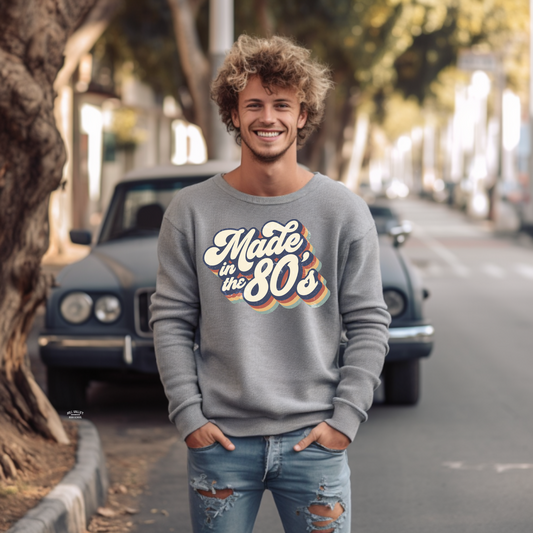 (Shirt not included) Made in The 80's - Clear Film Transfer