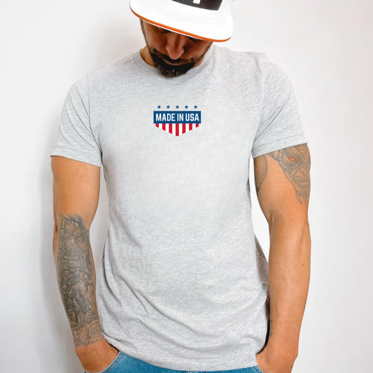 (shirt not included) Made in the USA-  Pocket - Clear Film Transfer