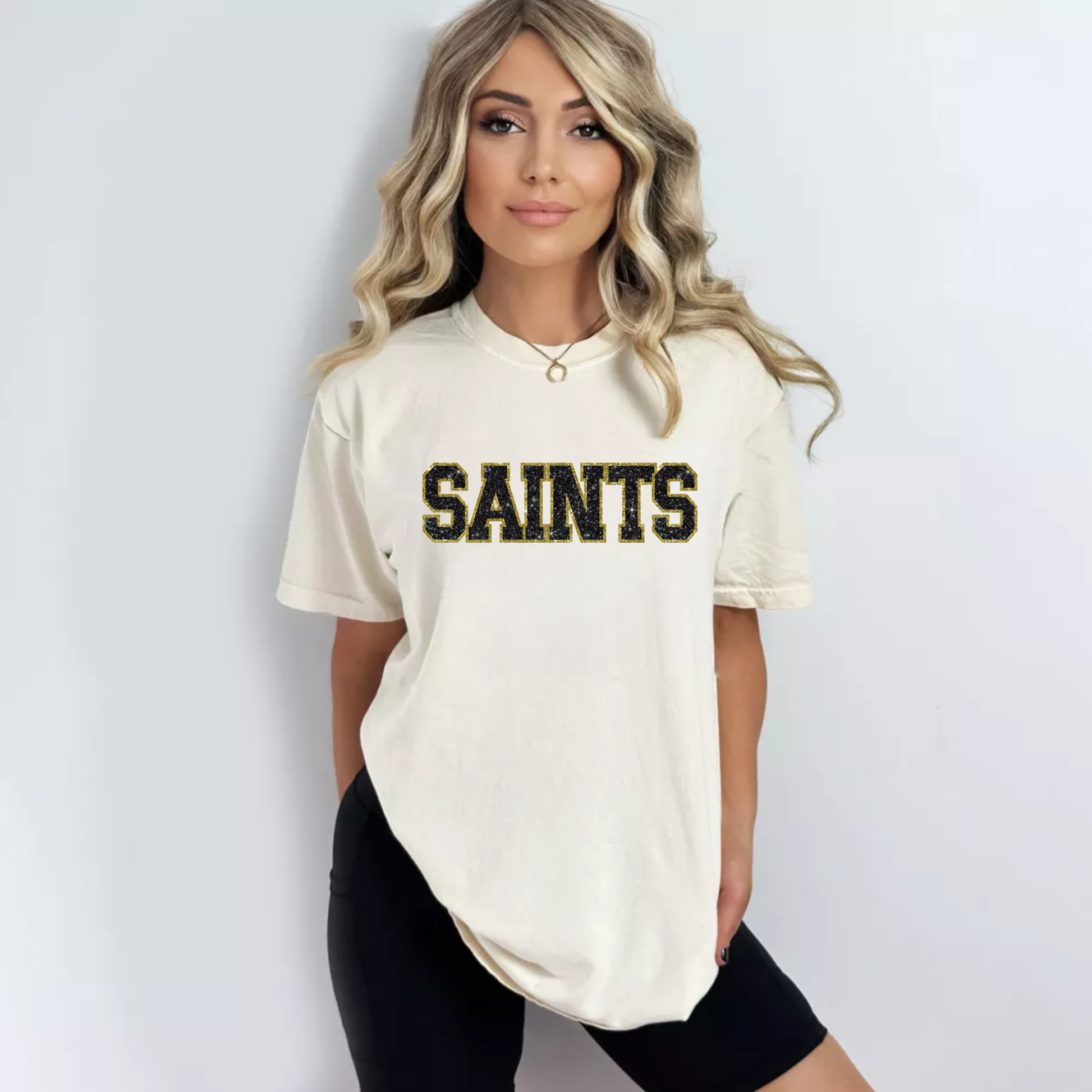 Sequin saints shop shirt