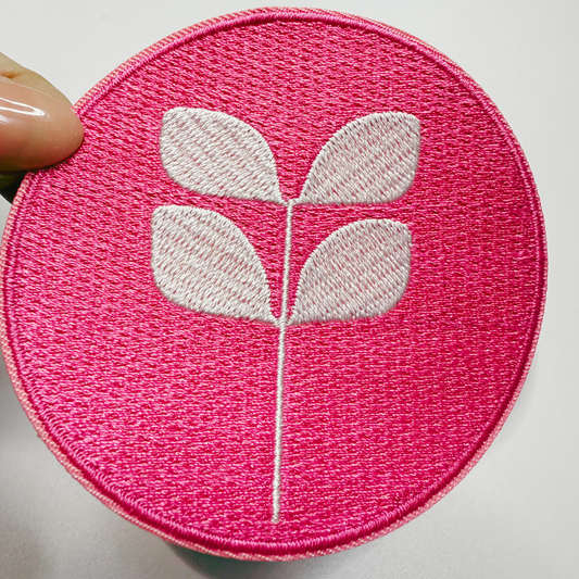 3" Aspen Leaf  -  Embroidered Hat Patch