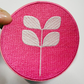 3" Aspen Leaf  -  Embroidered Hat Patch