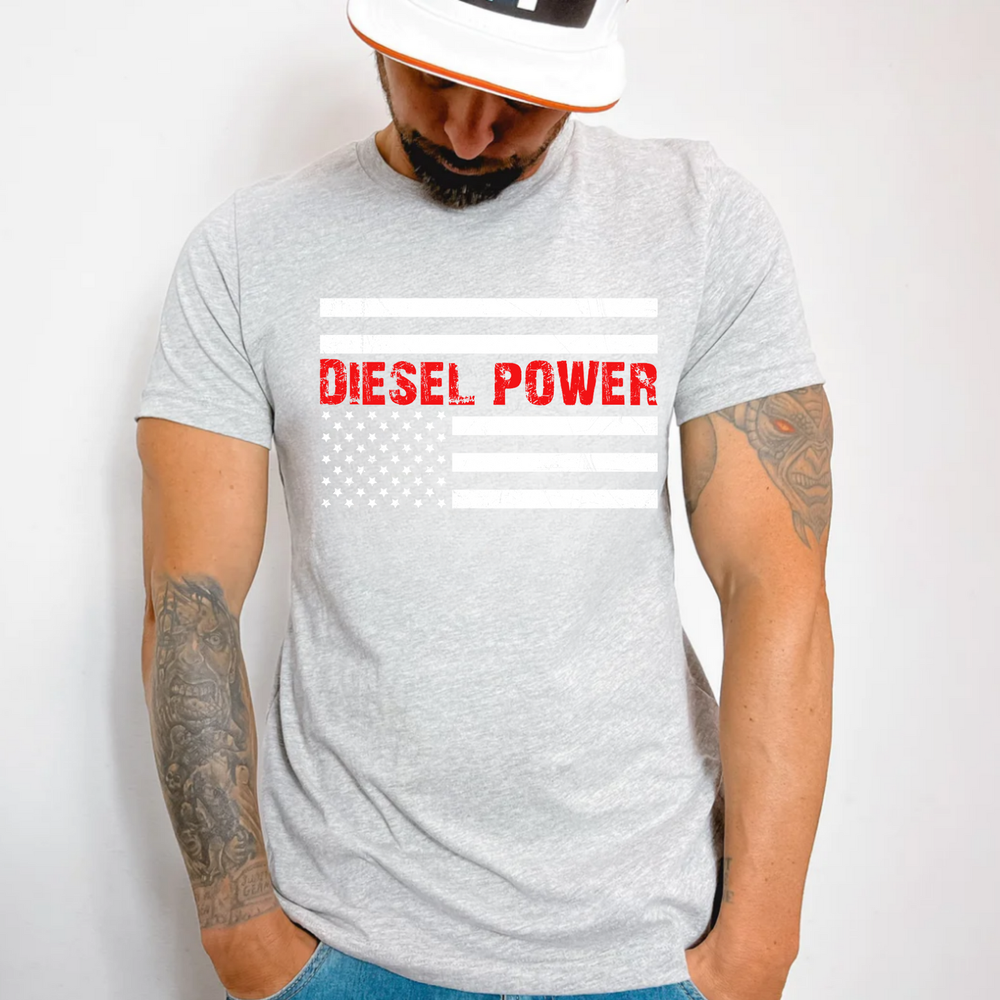 (shirt not included) Diesel Power - Matte Clear Film Transfer