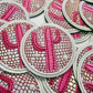 2" Disco Cactus  -  Embroidered Hat Patch