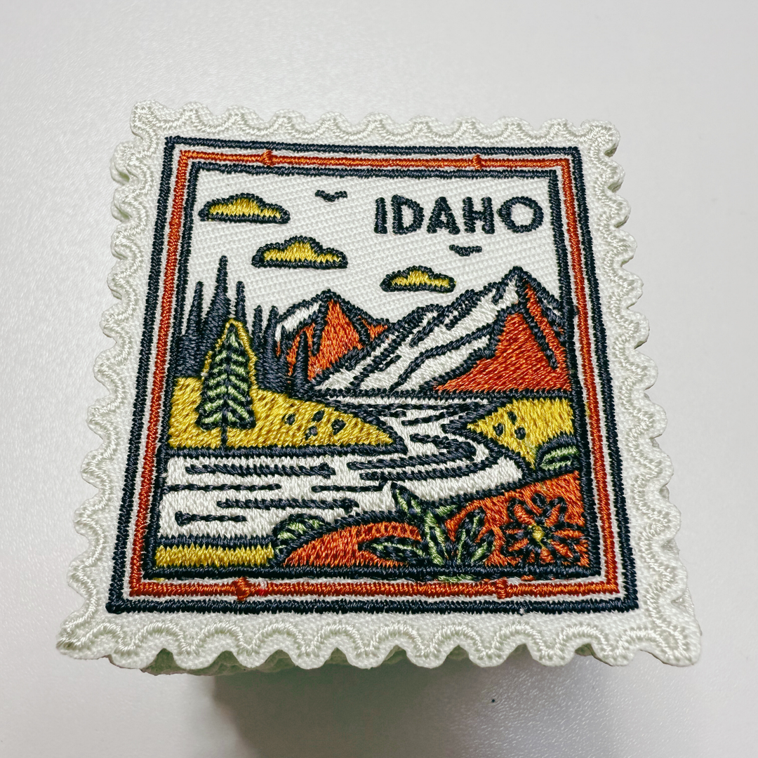 2" Idaho Stamp -  Embroidered Hat Patch