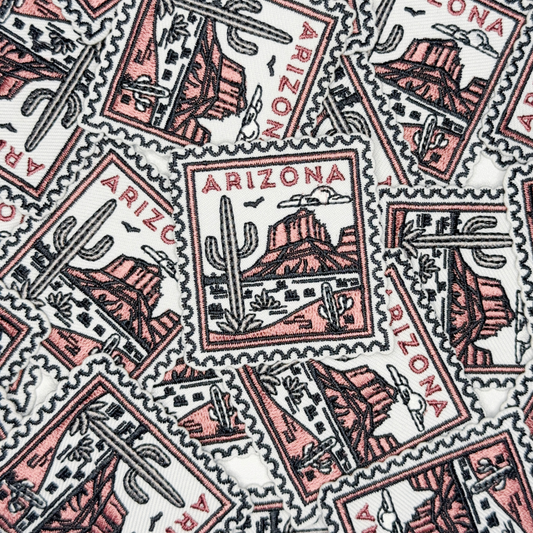 2" Arizona Stamp - Embroidered Hat Patch
