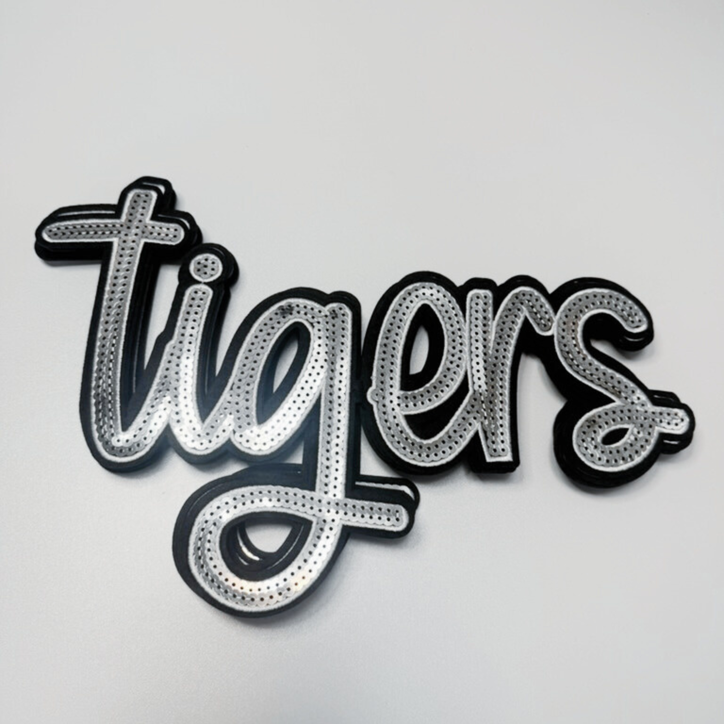 10" Tigers - SEQUIN Patch