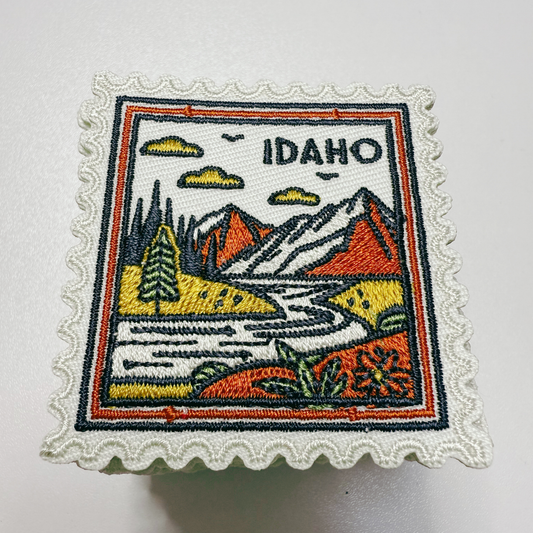 2" Idaho Stamp -  Embroidered Hat Patch