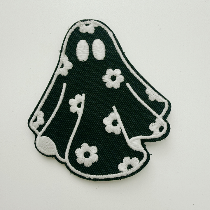 VELCRO - Ghost -  Embroidered Patch