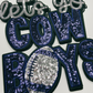 10" lets go cowboys - SEQUIN Patch