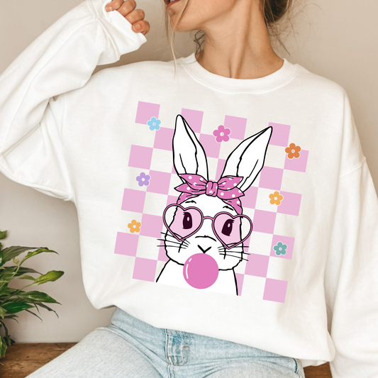 Groovy Bunny Graphic Sweatshirt