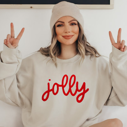 10.5"  Fuzzy Jolly - Patch / Transfer ( COLD PEEL)