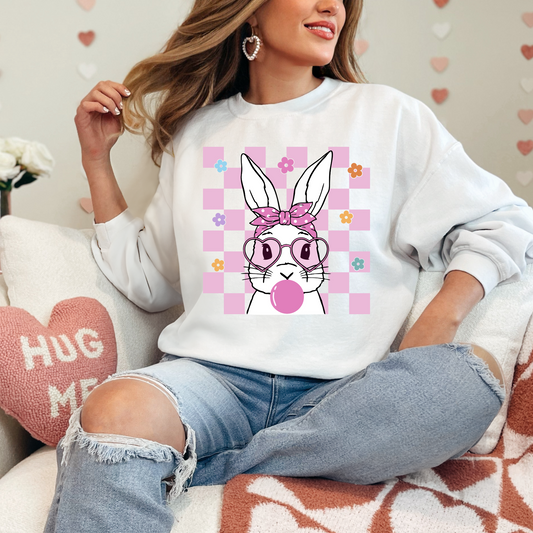 (Shirt not included) Groovy Bunny (easter) - DTF (Cold Peel)