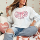 God is Good w Bow Graphic Sweatshirt