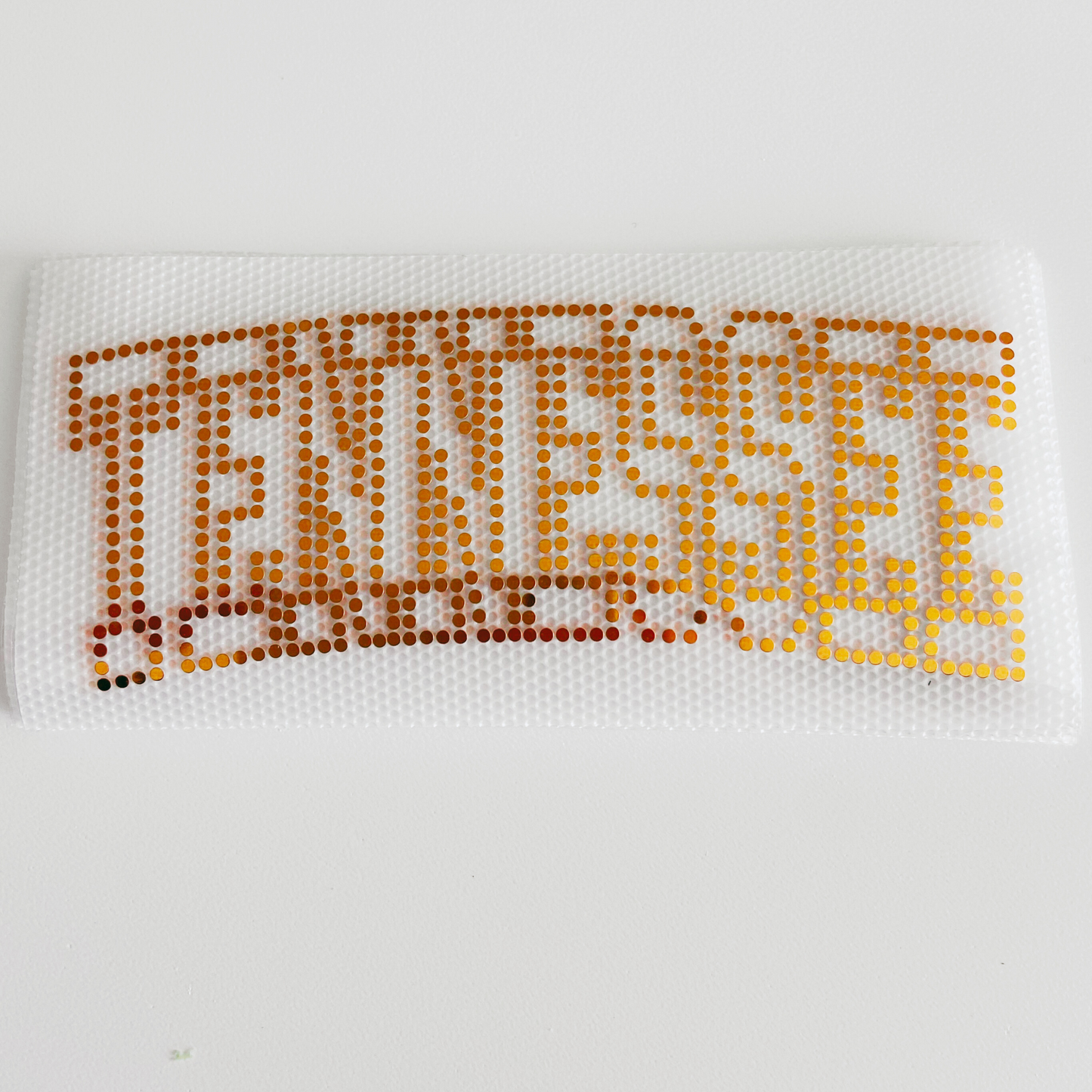 4" Tennessee SPANGLE Transfer - COLD PEEL  - Perfect for Hats