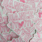 3.5" Dance Mom -  Embroidered Hat Patch