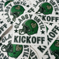 3.5" Classy Until Kickoff GREEN -  Embroidered Hat Patch (3.5"w X 3.25"h)