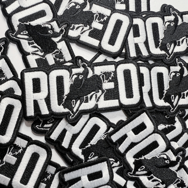 3.5" RODEO I  Embroidered Hat Patch