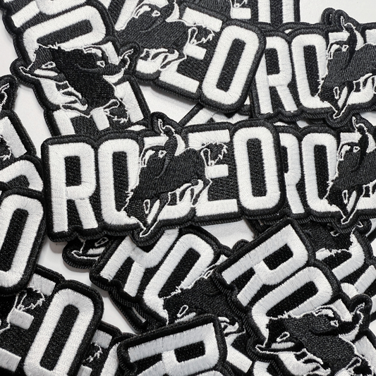 3.5" RODEO I Embroidered Hat Patch