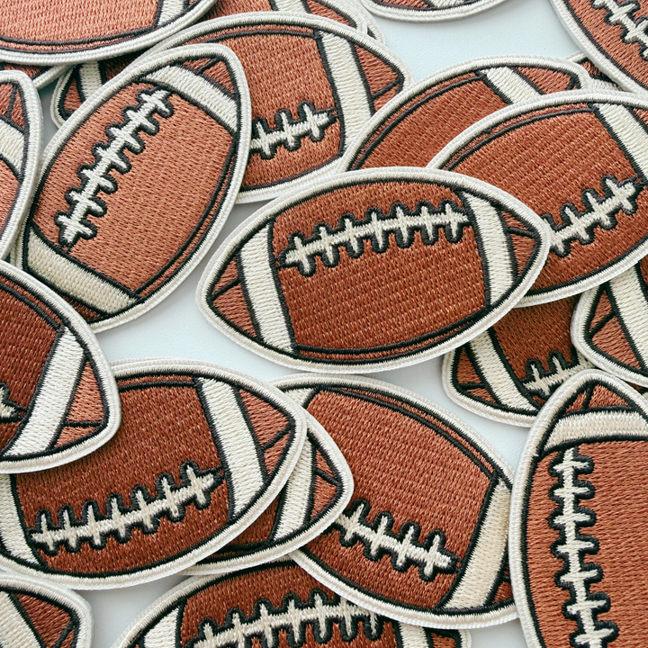 2.5" Football -  Embroidered Patch