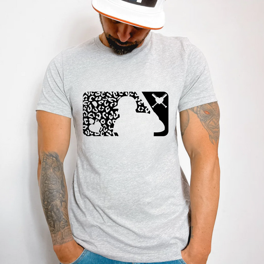 (shirt not included) BASEBALL in Black- Screen print Transfer