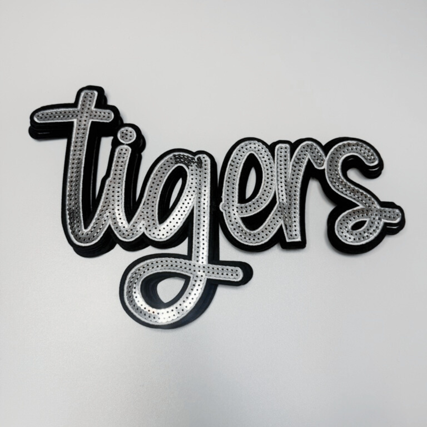 10" Tigers - SEQUIN Patch