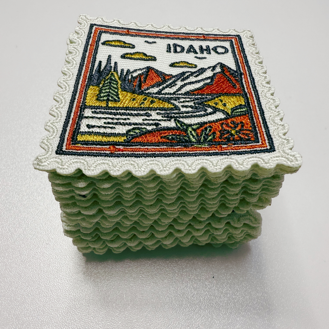 2" Idaho Stamp -  Embroidered Hat Patch