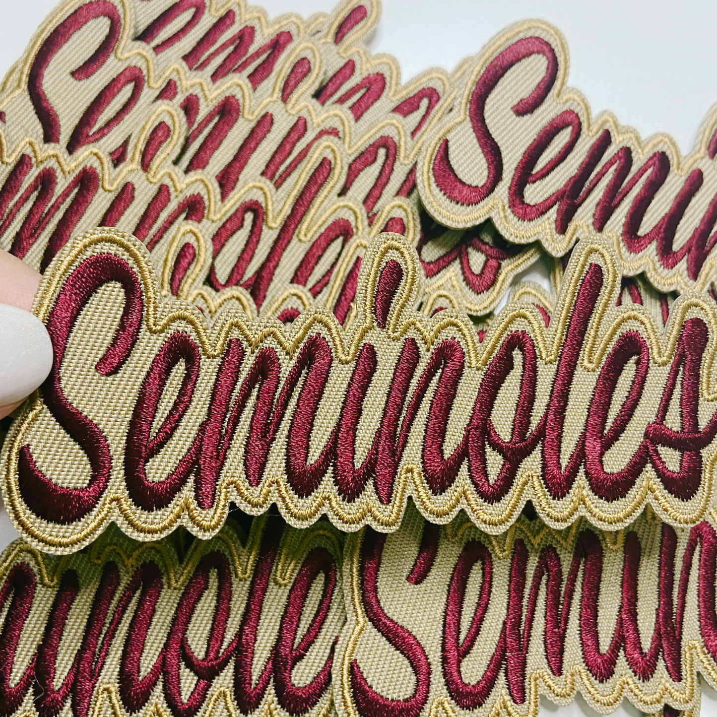 4"  Seminoles  -  Embroidered Hat Patch