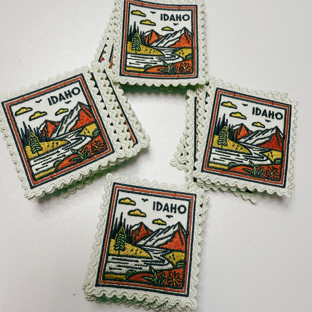 2" Idaho Stamp -  Embroidered Hat Patch