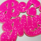 10.5” Be Mine in Hot Pink - Sequin Patch