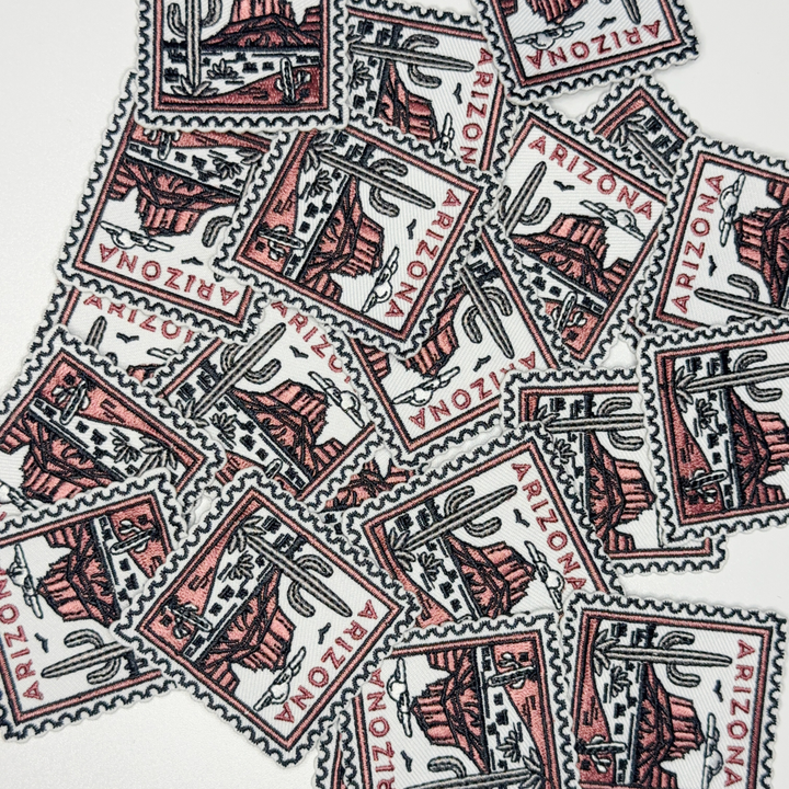 2" Arizona Stamp -  Embroidered Hat Patch